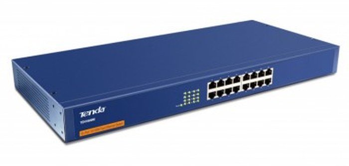 Switch Non Administrable Tenda TEH1600M 16 ports 10/100 Mbps - 19\" rackable