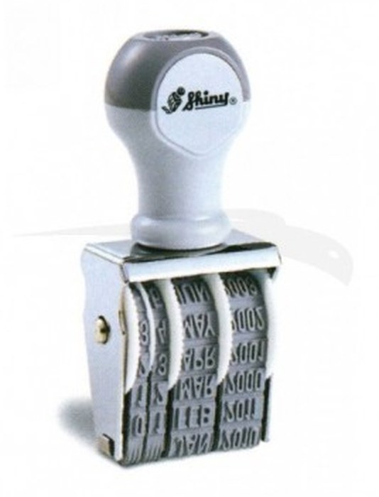 Dateur manuel Shiny D-4 à encrage séparé format empreinte 4 mm