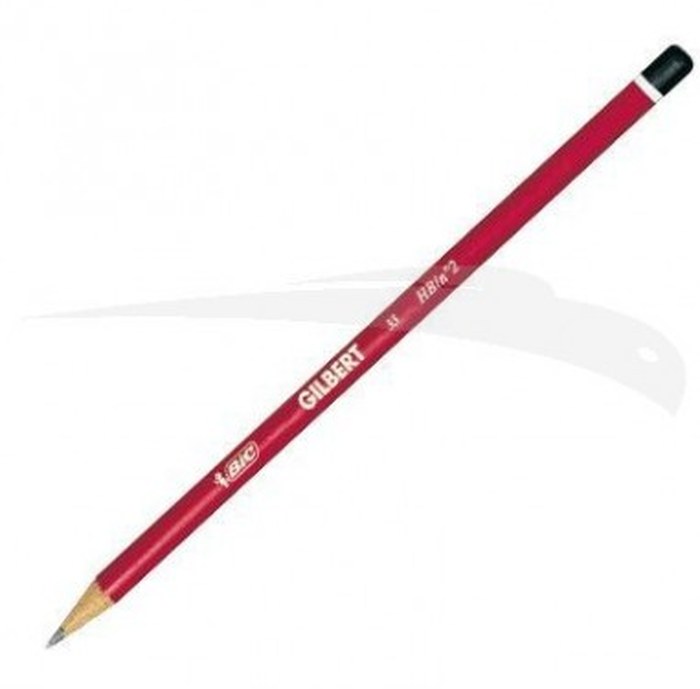 CRAYONS GRAPHITE - BIC - GILBERT - boîte de 12 crayons