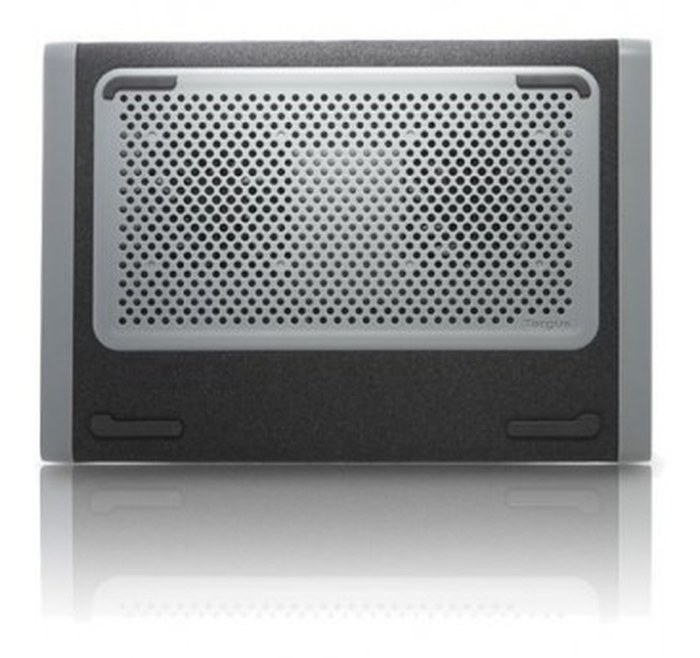 Support TARGUS /Black - Grey /Ventilateur /2 USB 2.0 /Plastic /Pour :Laptop 11.6