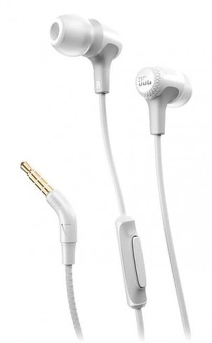Ecouteurs JBL E15 /Micro /Câble /Blanc