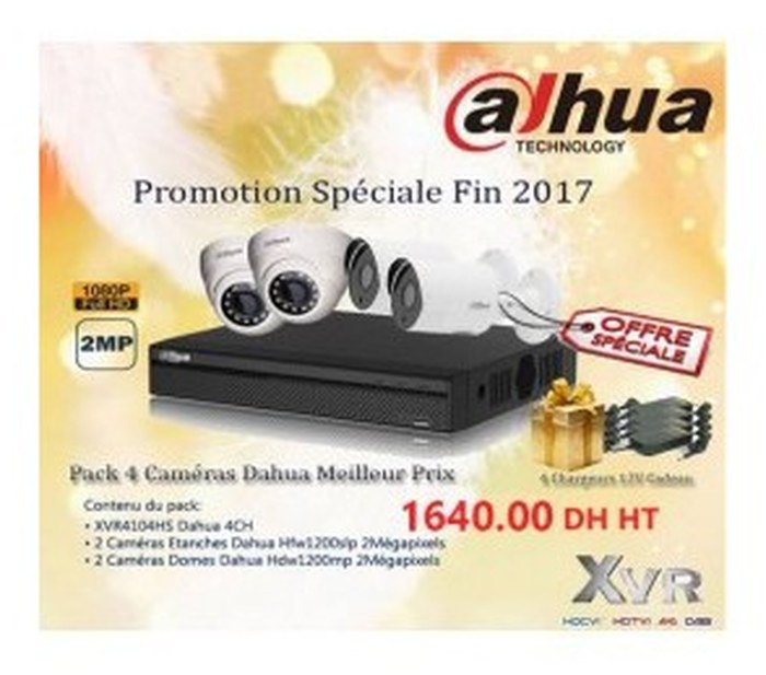 PACK 4 CAMERA DAHUA