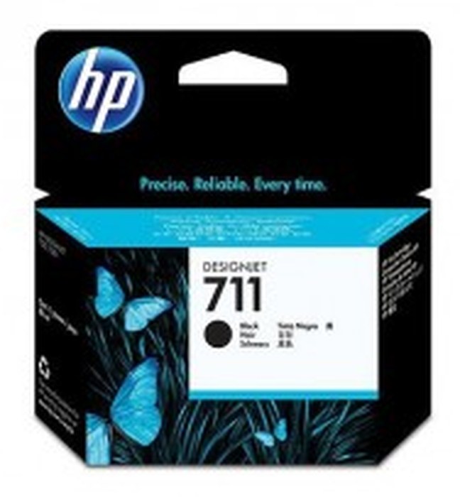 Cartouche d'encre noire 80 ml HP 711 (CZ133A)