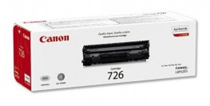 Cartouche de toner Canon 726 Noir - 2100 Pages