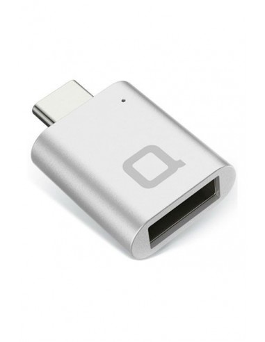 Adaptateur NONDA Mini /Silver /USB Type-C - USB 3.0 Type-A
