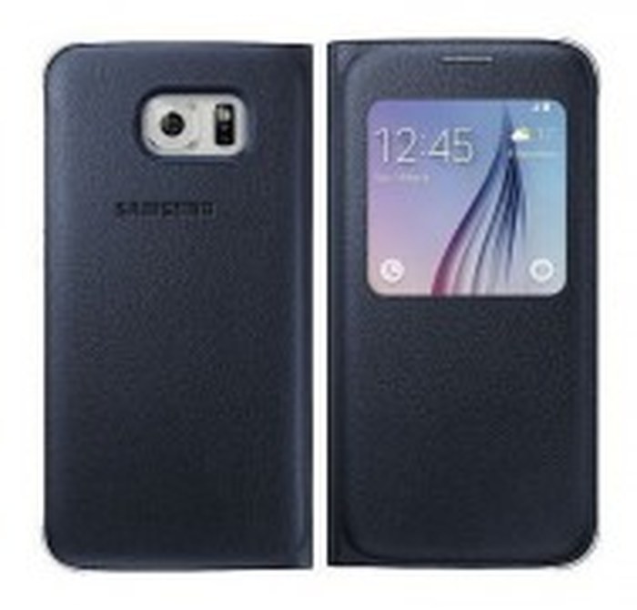 Samsung etui S VIEW pour S6 Noir (EF-CG920PBEGWW)