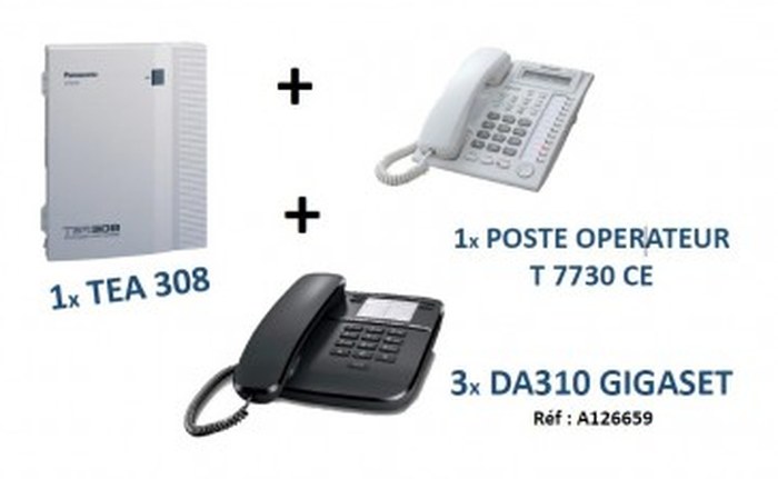 pack panasonic tea308 standard telephonique