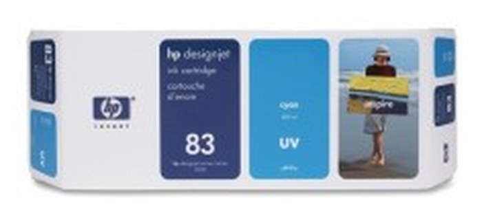 HP 83 680-ml Cyan UV Cartouche (C4941A)