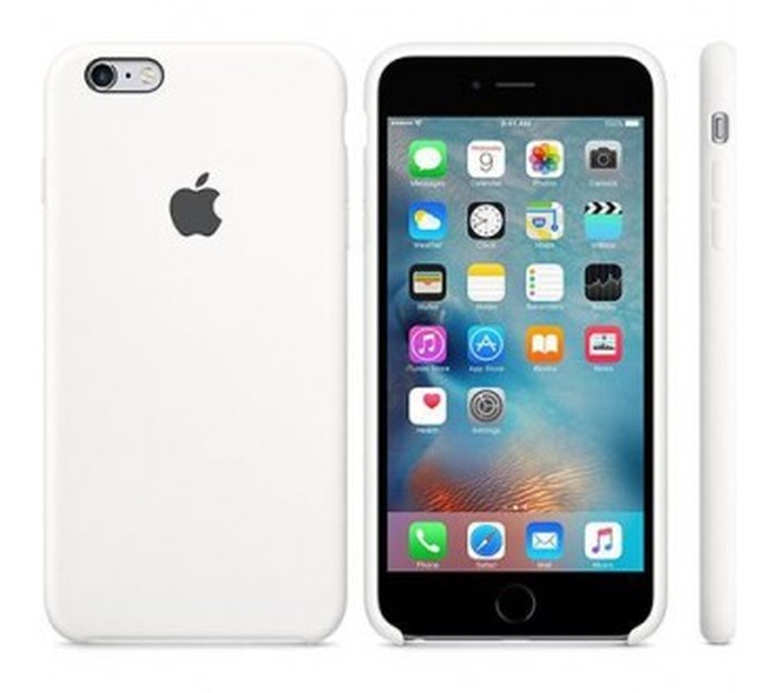 Cover APPLE pour iPhone 6s en Silicone /4.7Pouce /Blanc