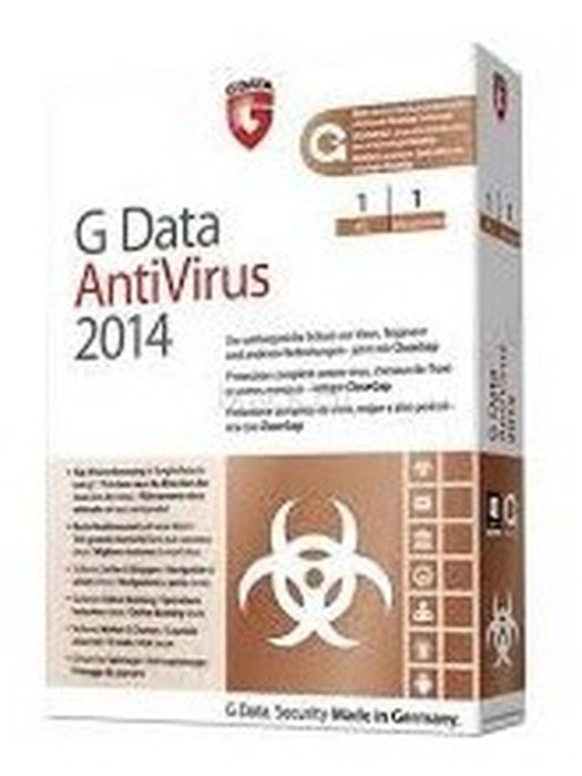G Data AntiVirus 2014 - 2 an - 1 Pc