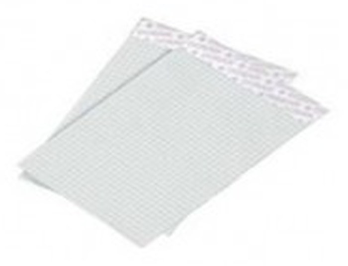 Bloc agrafé en-tête - 21 x 29,7 cm - A4 -- 5x5 - Lot de 10 blocs