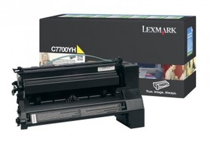 C77x, X772e TONER Jaune haute capacité (10K) (C7700YH)