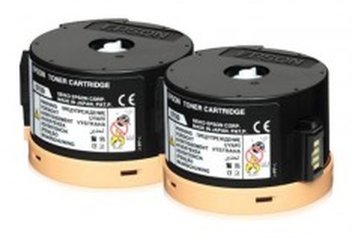 EPSON Pack 2 Toners Noir 2*2500P (C13S050710)