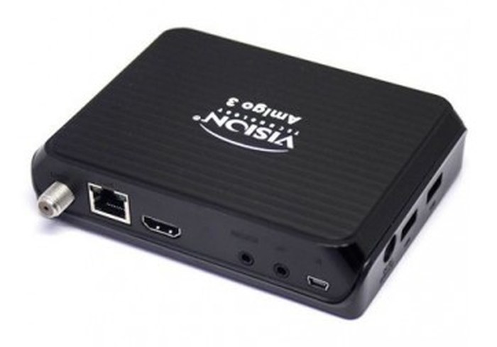 Récepteur VISION AMIGO3 /Noir /2 Ans /Vanilla IKS Serveur /1 an IPTV + Clé WiFi