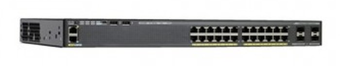 Cisco WS-C2960X-24PD-L - Catalyst 2960-X 24 GigE PoE 370W, 2 x 10G SFP+ LAN Base