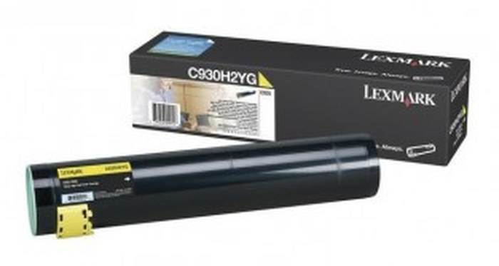 C935 TONER Jaune haute capacité (24K) (C930H2YG)