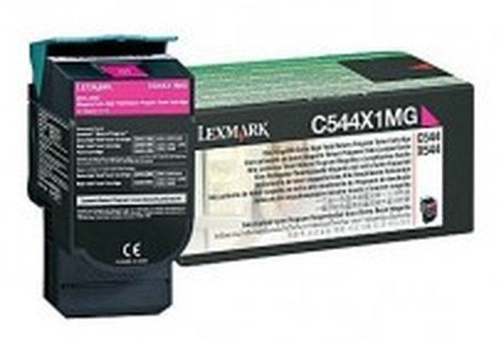 C544, X544 TONER Magenta très haute capacité (4K) (C544X1MG)