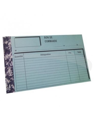 MANIFOLDS \" BON DE COMMANDE \" - 50 FEUILLES - 14 x 21 cm - Lot de 5 manifolds