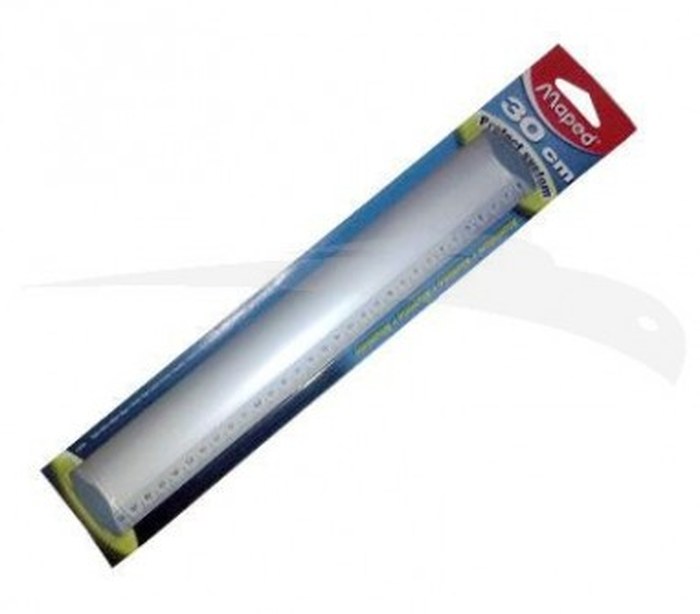 RÈGLES PLATES MAPED - EN ALUMINIUM 30 cm