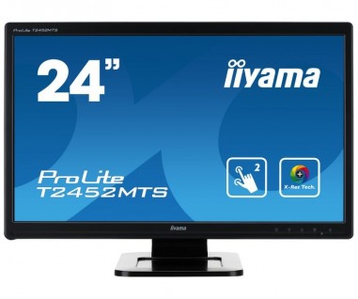 Moniteur IIYAMA Tactile 23.6 pouces Multi points (dual) Full HD ProLite T2452MTS-3