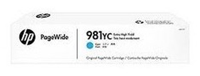 HP 981YC Cyan Contract PageWide Crtg