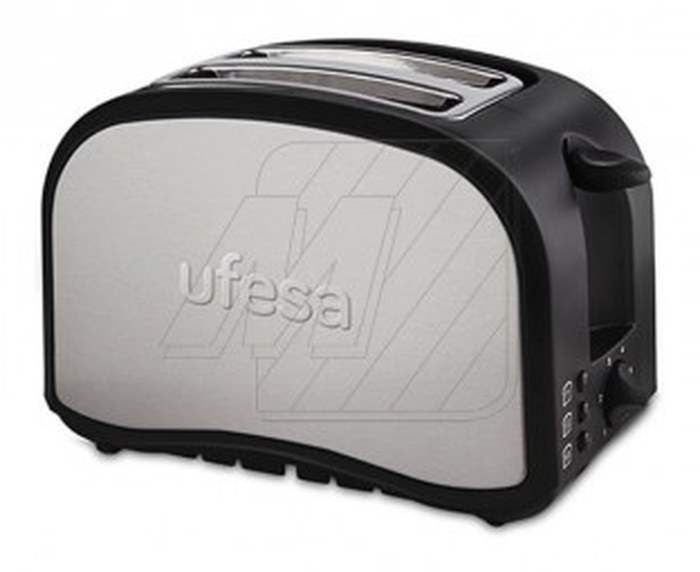 GRILLE-PAIN UFESA GRAND DEUX TRANCHES 800 W - INOX