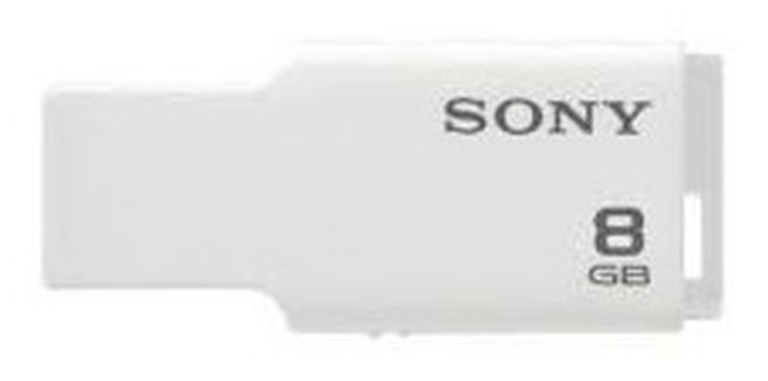 Sony Clé USB 8GB Microv USM8GM/White