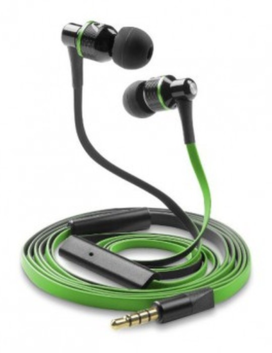 ECOUTEUR CELLULAR LINE ANTIBRUIT VERT