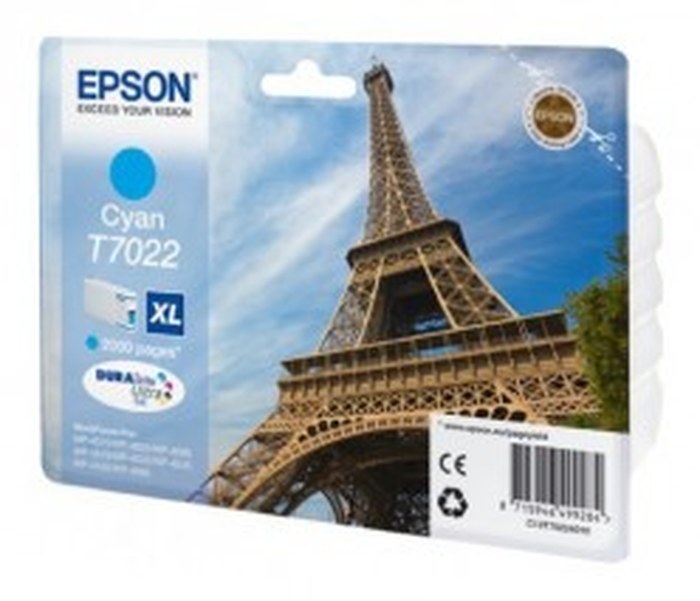 Encre Cyan XL \"Tour Eiffel\" WP-40xx/WP-45xx (2 000 p)