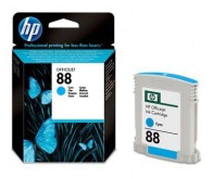 Cartouche d'encre Officejet cyan HP 88 (C9386AE)