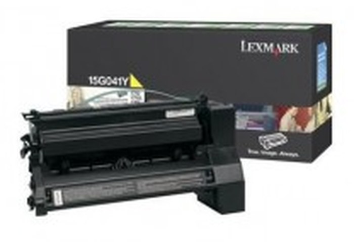 C752, C762, X752e, X762e TONER Jaune (6K) (15G041Y)