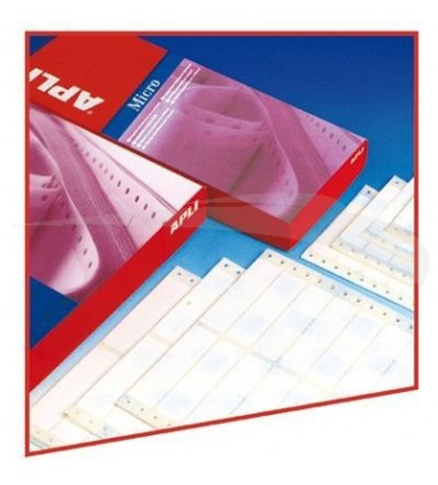 ÉTIQUETTES ADHÉSIVES POUR PC - APLI - boîte de 12000 étiquettes