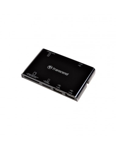 TRANSCEND Multi Card Reader P7 , Black(Card Reader + HUB) (TS-RDP7K)