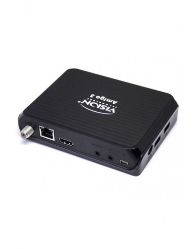 Récepteur VISION AMIGO3 /Noir /2 Ans /Vanilla IKS Serveur /1 an IPTV + Clé WiFi