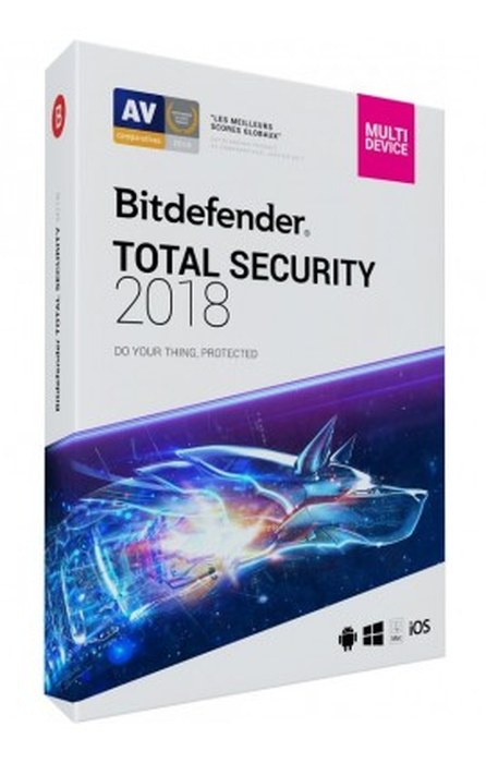 Bitdefender Total Security 2018 1 AN 5 Multi-Device
