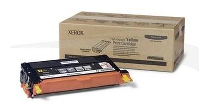 Toner Laser Jaune Haut capacité xerox 113R00725