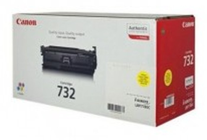 Cartouche de toner Canon 732 jaune - 6400 Pages