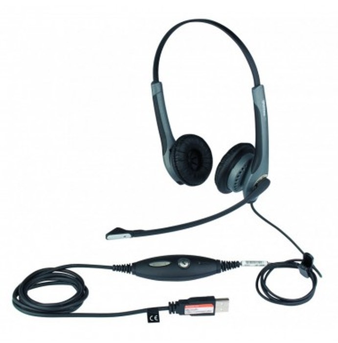 Micro-casque Jabra GN2000â„¢ USB DUO Microsoft (20001-491)