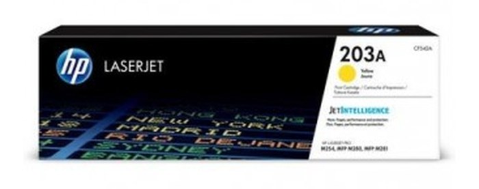 Toner HP 203A /Yellow /1300 pages /Laserjet Pro Couleur M254dw - M254nw - M280nw - M281fdn - M281fdw
