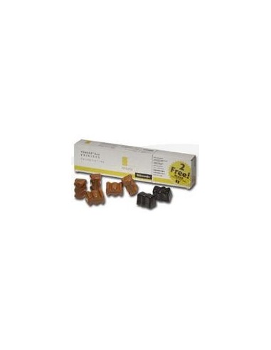 Toner Xerox Phaser 840 ColorStix d'encre pour Phaser 840 (5 ColorStix Jaune + 2 ColorStix noirs gratuits)