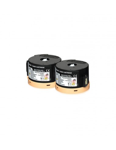 EPSON Pack 2 Toners Noir 2*2500P (C13S050710)