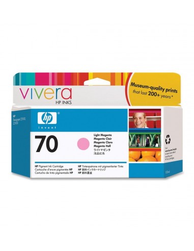 CARTOUCHE HP 70 LIGHT MAGENTA DJ Z2100/Z3100 130ML (C9455A)