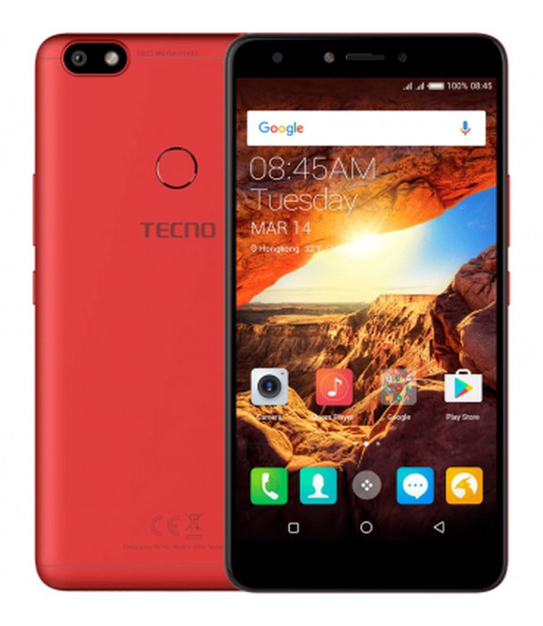 TECNO SPARK K7 /Rouge /5.5Pouce /IPS - LCD /720 x 1280 /Quad-Core /1.3 GHz /1 Go /16 Go /5 Mpx - 13 Mpx /3400 mAh /AndroidTM 7.