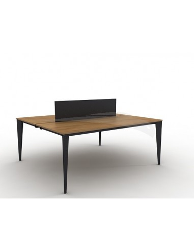 BUREAU Exen Workstation 2 postes EXM0112W(02) 120 x 140 x 75 cm