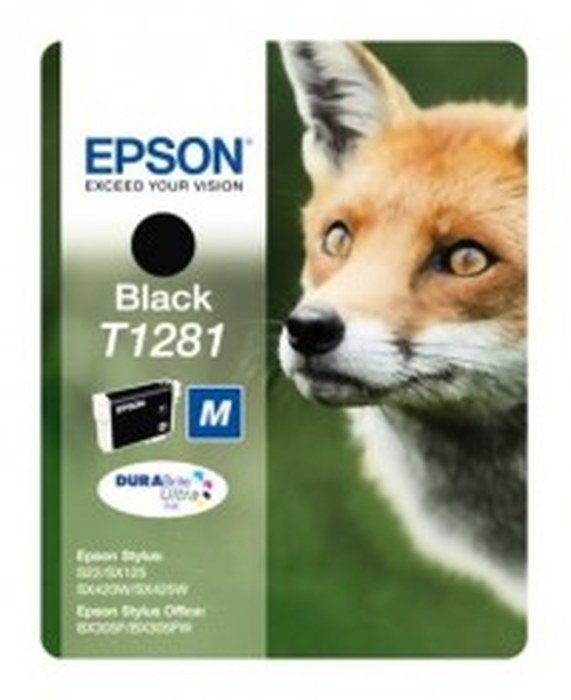 Cartouche d'encre Epson Noir T1281 DURABrite Ultra Ink