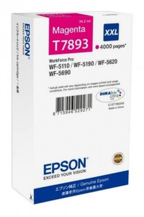 Cartouche d'encre EPSON Ultra Magenta XXL (4000 pages)