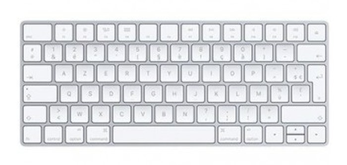 Clavier APPLE MLA22F/A / Bluetooth /Blanc