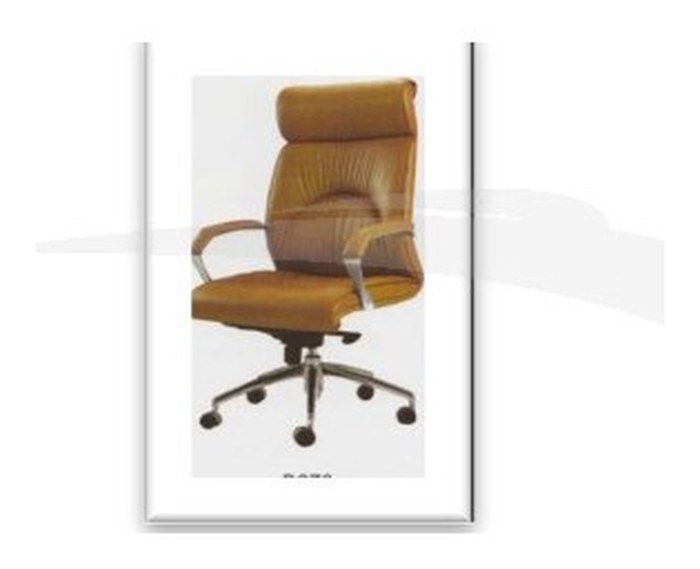 Fauteuil président en PU MARRON