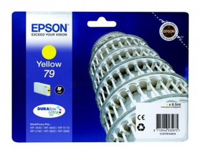 Cartouche d'encre EPSON (TOUR DE PISE) T7914 - Jaune (C13T79144010)