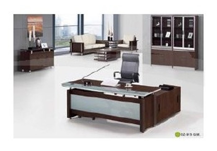 Set \"SMART\" bureau+retour+caisson 2000W*900D*760H Wenge